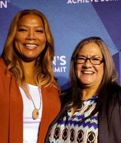 Chief Anne Richardson and Queen Latifa